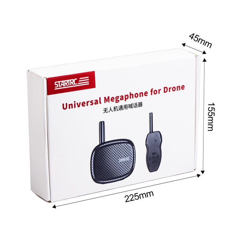 STARTRC Drone Megaphone Wireless Portable Speaker 3KM Control for DJI Mavic / Air / Mini Series, 3KM Control STARTRC Drone Megaphone Wireless Portable Speaker 3KM Control for DJI Mavic / Air / Mini Series, 3KM Control